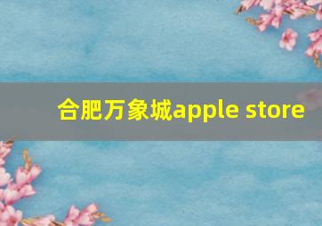 合肥万象城apple store